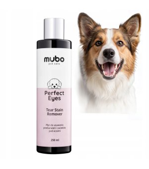 Mubo Perfect Eyes - Płyn do usuwania zacieków dla psów i kotów 250ml