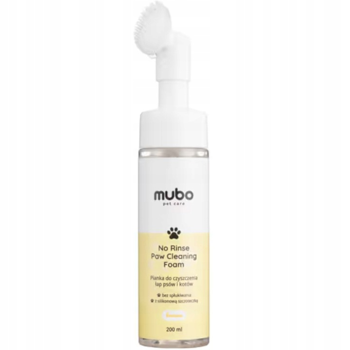 Mubo Pianka do mycia łapek Paw Cleaning Foam Banana 200ml
