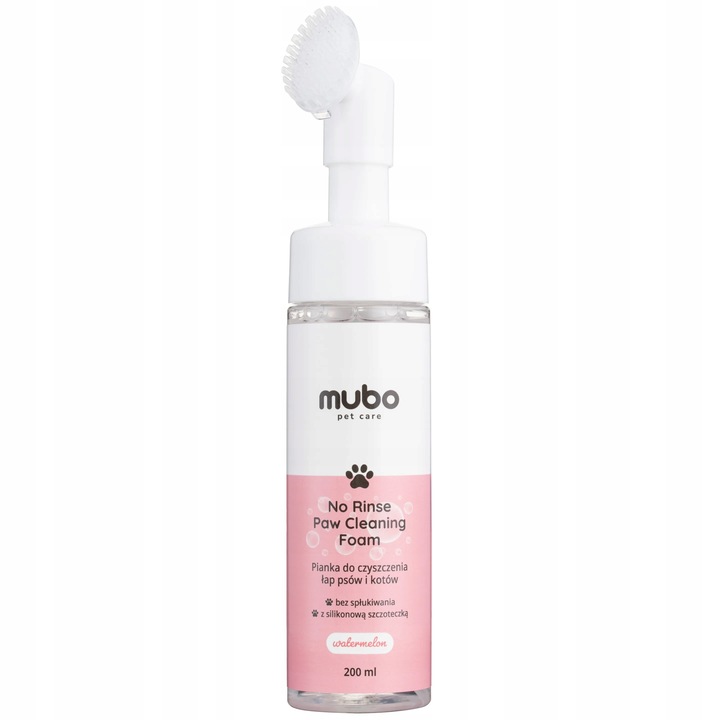 Mubo Pianka do mycia łapek Paw Cleaning Foam Watermelon 200ml