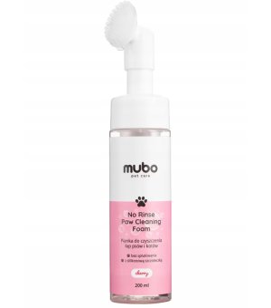 Mubo Pianka do mycia łapek Paw Cleaning Foam Cherry 200ml
