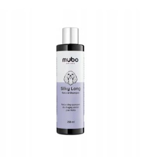 Mubo Silky Long Natural - Delikatny szampon do długiej sierści dla psów i kotów 250ml