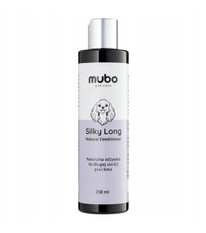 Mubo Silky Long Natural - Delikatna odżywka do długiej sierści dla psów i kotów 250ml