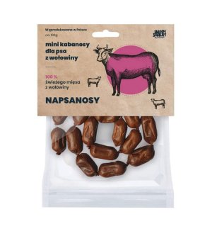 NAPSANOSY MINI kiełbaski z Wołowiny 18szt.