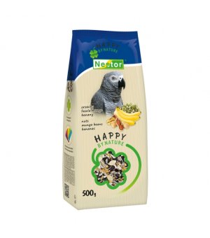 Nestor Pokarm dla dużej papugi Happy By Nature 500g