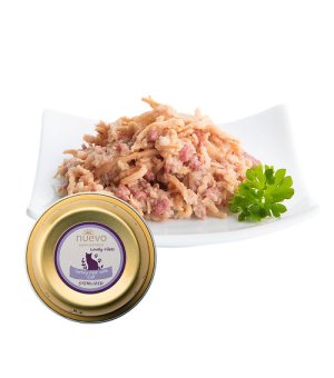 NUEVO dla kota Sterilised Indyk z Cielęciną - tacka 85g