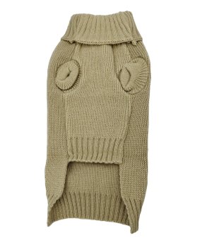 NUNBELL Sweterek Beżowy dla Psa Kostka 30cm