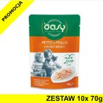 Oasy kot karma uzupełniająca More Love Pierś Kurczaka ZESTAW 10x 70g - saszetka