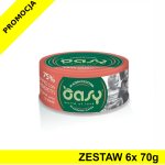 Oasy kot karma uzupełniająca More Love Tuńczyk z Krewetkami ZESTAW 6x 70g - puszka