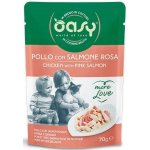 Oasy kot karma uzupełniająca More Love Kurczak z Łososiem 70g - saszetka