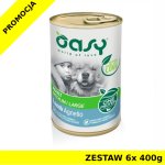 Oasy One Protein Adult mokra karma dla dorosłego psa - Jagnięcina  ZESTAW 6x 400g