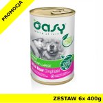 Oasy One Protein Adult mokra karma dla dorosłego psa - Dzik ZESTAW 6x 400g