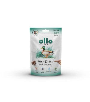 Ollo Air-Dried 100% Duck Strips - paski z Kaczki 80g