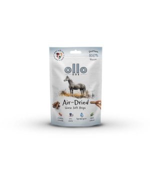 Ollo Air-Dried 100% Horse Strips 80g