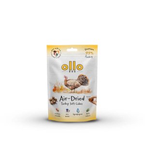 Ollo Air-Dried Turkey Soft Cubes - trenerki z Indyka 80g