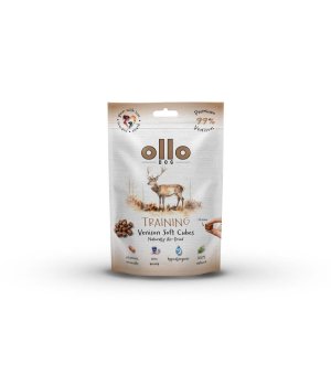 Ollo Air-Dried Venision Soft Cubes - trenerki z Dziczyzny 80g
