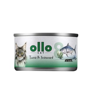 Ollo karma mokra dla kotów dorosłych nr. 8 Tuńczyk i Algi 70g