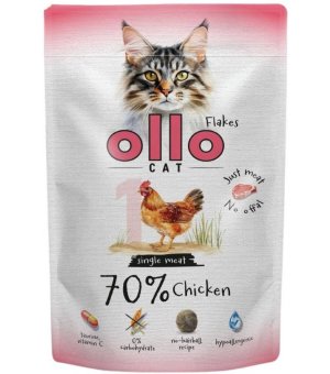 Ollo karma mokra uzupełniająca dla kotów dorosłych nr. 1 Kurczak - saszetka 85g
