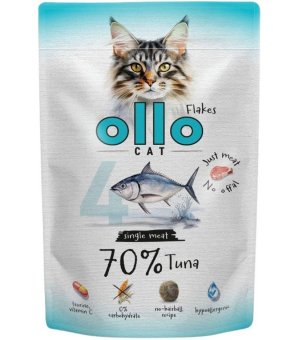 Ollo karma mokra uzupełniająca dla kotów dorosłych nr. 4 Tuńczyk - saszetka 85g