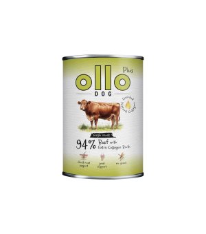 Ollo Plus Kolagen karma mokra dla psów dorosłych Wołowina 400g