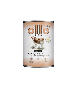 Ollo Plus Kolagen karma mokra dla psów dorosłych Cielęcina 400g