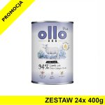 Ollo Plus Kolagen karma mokra dla psów dorosłych Jagnięcina ZESTAW 24x 400g