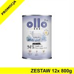 Ollo Plus Kolagen karma mokra dla psów dorosłych Jagnięcina ZESTAW 12x 800g