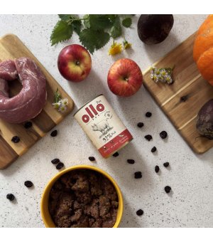 Ollo Pure karma mokra dla psów dorosłych Wieprzowina ZESTAW 6x 850g