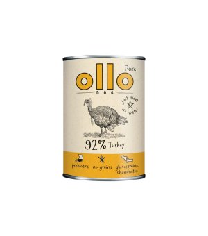 Ollo Pure karma mokra dla psów dorosłych Indyk Adult 400g