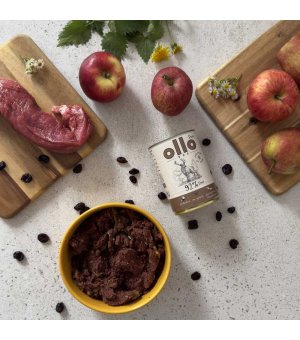 Ollo Pure karma mokra dla psów dorosłych Jeleń Adult 400g