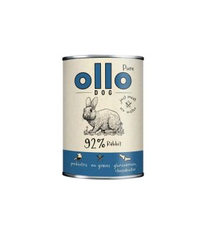 Ollo Pure karma mokra dla psów dorosłych Królik Adult 400g