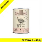 Ollo Pure Puppy karma mokra dla szczeniąt Indyk ZESTAW 6x 400g