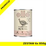 Ollo Pure Puppy karma mokra dla szczeniąt Indyk  ZESTAW 6x 850g