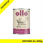 Ollo Umami Adult karma mokra dla psów dorosłych Jagniecina i Wołowina ZESTAW 6x 400g