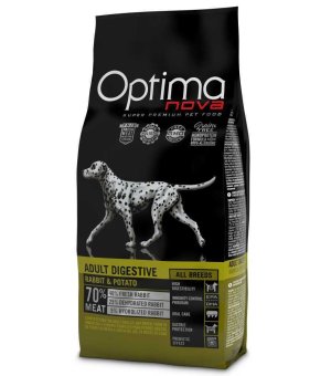 OPTIMAnova dog ADULT DIGESTIVE GF Rabbit 12kg
