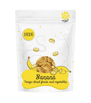 Paka Zwierzaka PEPE Lio - Banan liofilizowany 30g