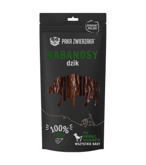 Paka Zwierzaka Kabanosy z Dzika dla psa 3 szt. (80g)