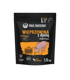 Paka Zwierzaka Karma Sucha Seven`th Heaven Wieprzowina z Dynią rozm. L adult 1,5kg 