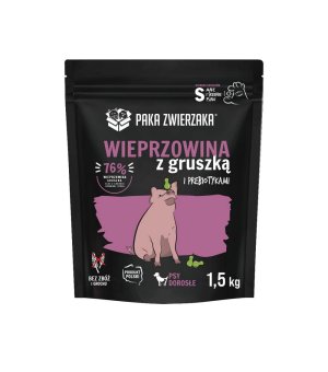 Paka Zwierzaka Karma Sucha Seven`th Heaven  Wieprzowina z Gruszką rozm. S adult 1,5kg 