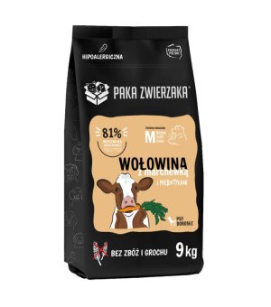 Paka Zwierzaka Karma Sucha Seven`th Heaven Wołowina z Marchewką M Adult 9kg