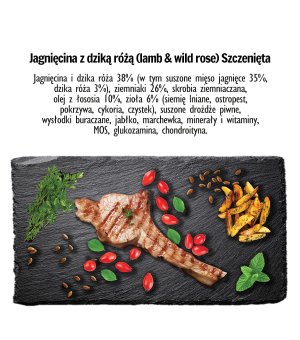 Paka Zwierzaka Karma Sucha Seven`th Heaven Jagnięcina z Dziką Różą Puppy 1,5kg 