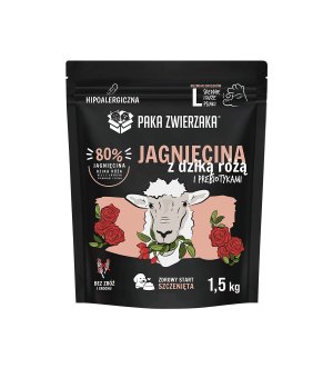Paka Zwierzaka Karma Sucha Seven`th Heaven Jagnięcina z Dziką Różą Puppy 1,5kg 