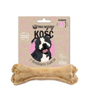 Paka Zwierzaka Kość z dodatkiem Żwacza - M - 12cm - 55g