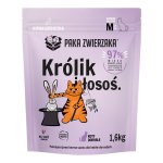 Paka Zwierzaka Kot Sucha Karma dla Dorosłych Kotów - Królik i Łosoś M 1,6kg krótki termin:18.07.2026
