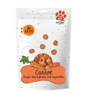 Paka Zwierzaka PEPE Lio Marchewka - liofilizowana Marchewka 25g