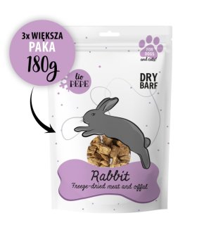 Paka Zwierzaka PEPE Lio XL Rabbit - liofilizowana wątróbka Królika 180g