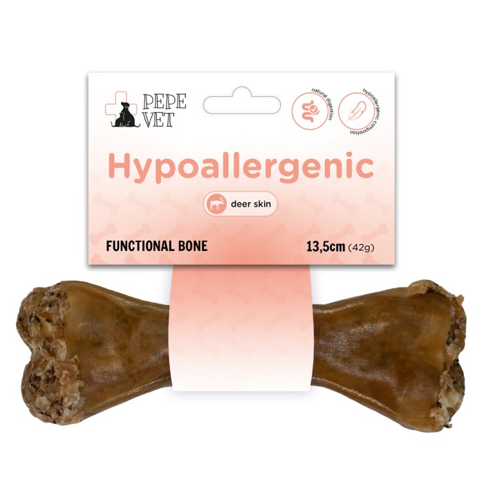 Paka Zwierzaka PEPE VET - Kość funkcjonalna Hypoallergenic 13,5cm