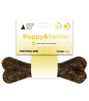 Paka Zwierzaka PEPE VET - Kość funkcjonalna Puppy & Senior 13,5cm