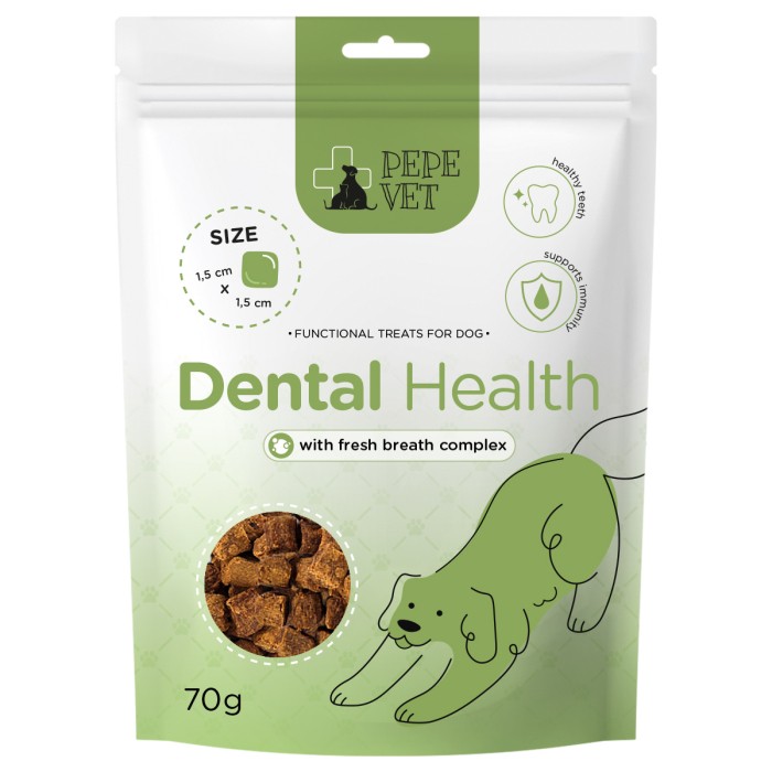 Paka Zwierzaka PEPE VET - Przysmaki Funkcjonalne Dental Health 70g