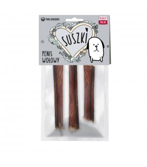 Paka Zwierzaka SUSZKI Penis Wołowy 3szt.