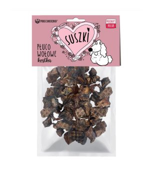 Paka Zwierzaka SUSZKI Płuco Wołowe Kostka 100g